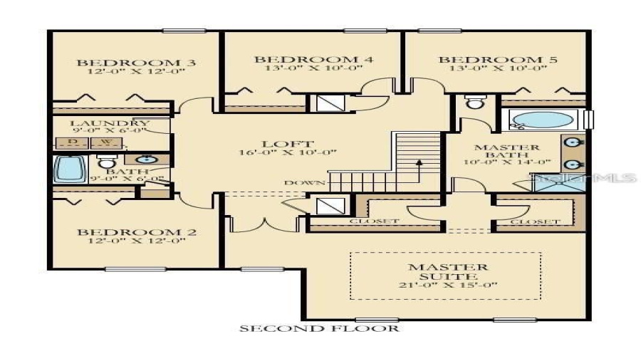Davenport, Florida 33837, 5 Bedrooms Bedrooms, ,2 Bathroomsbathrooms,Residential,For Sale,Cortland,Mfrs5127762