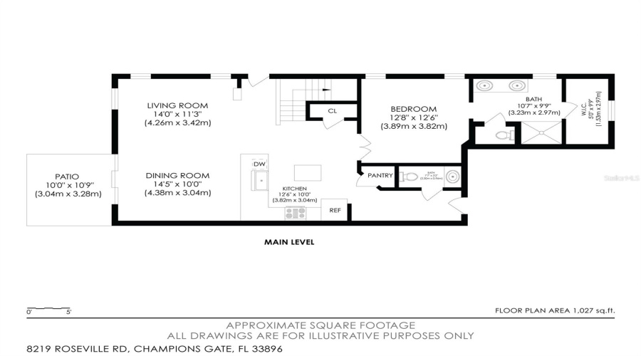 Main Level Floor Plan