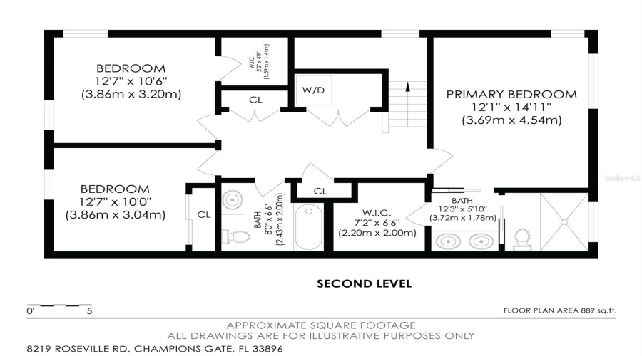 Second Level Floor Plan