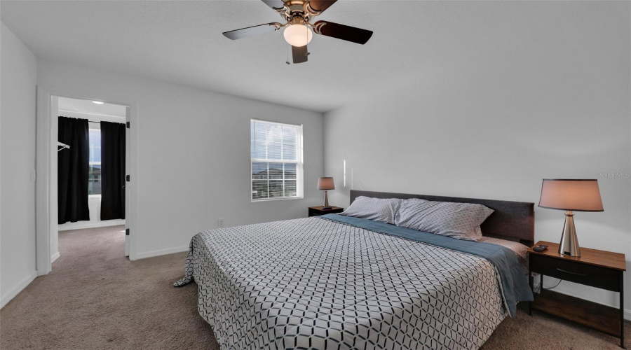 Upstairs - Bedroom with walk-in closet