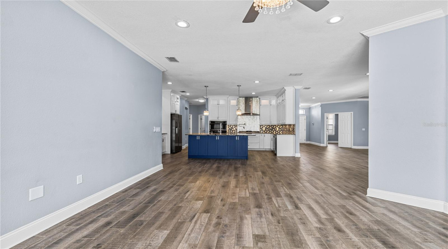 View From The Family To The Kitchen Area