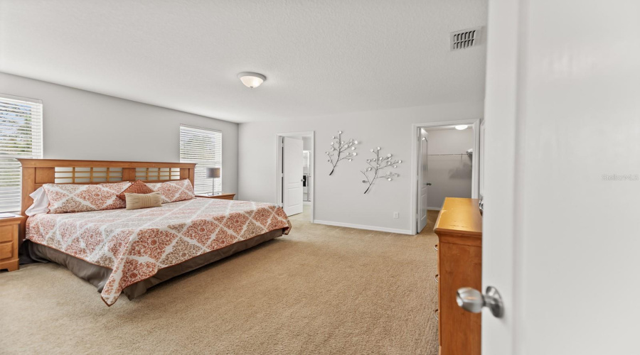 Second Primary Bedroom Located Upstairs Also Overlooks The Pool