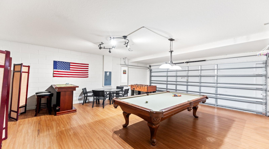 Garage Has Been Converted Into Games Room