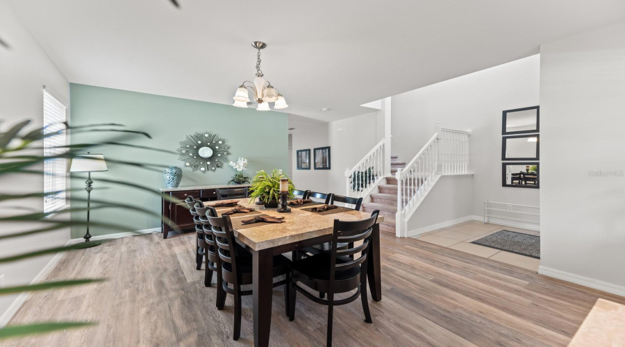 Leading From The Dining Room Are Stairs Leading To The Second Primary Suite, Plus 3 Guest Bathrooms And Loft