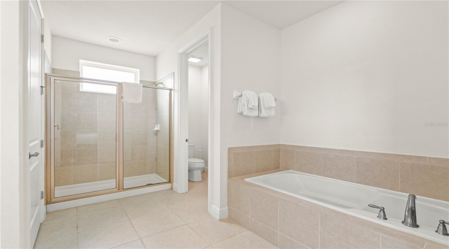 Primary Bath With Walk In Closet