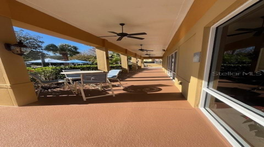 Sitting Area Outside Of The Clubhouse/Restaurant