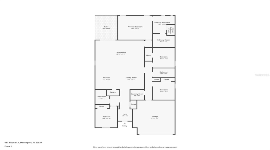 Davenport, Florida 33837, 4 Bedrooms Bedrooms, ,3 Bathroomsbathrooms,Residential,For Sale,Tisone,Mfro6313710