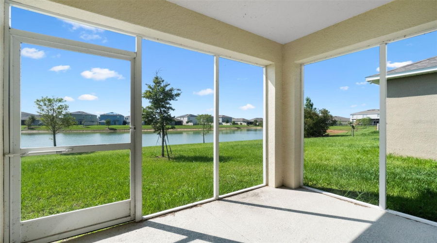 Screened Patio With Scenic Views
