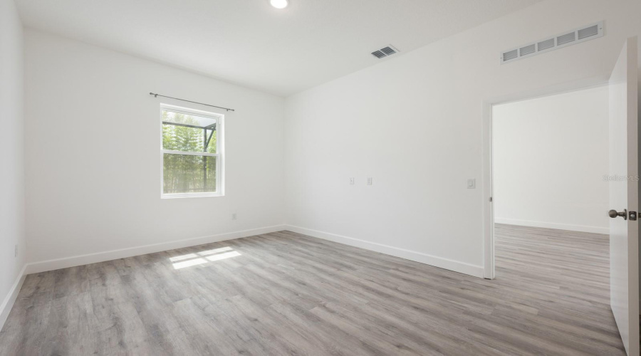 Bedroom 3 offers flexibility for use as a guest room, home office or hobby space.