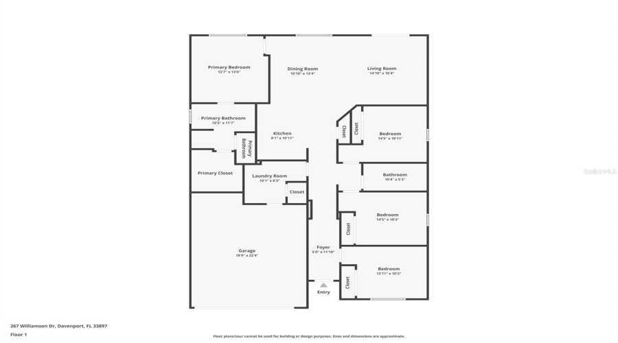 Davenport, Florida 33897, 4 Bedrooms Bedrooms, ,2 Bathroomsbathrooms,Residential,For Sale,Williamson,Mfro6315769