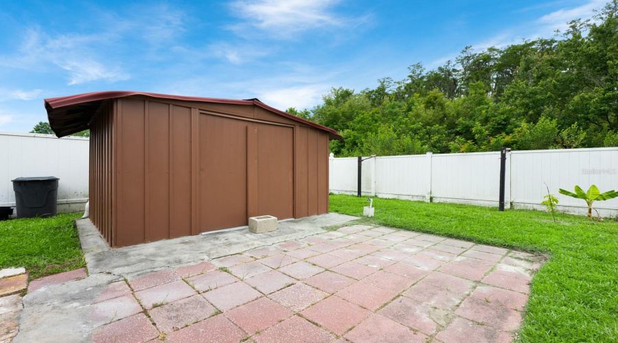 Shed Adds Outdoor Storage.