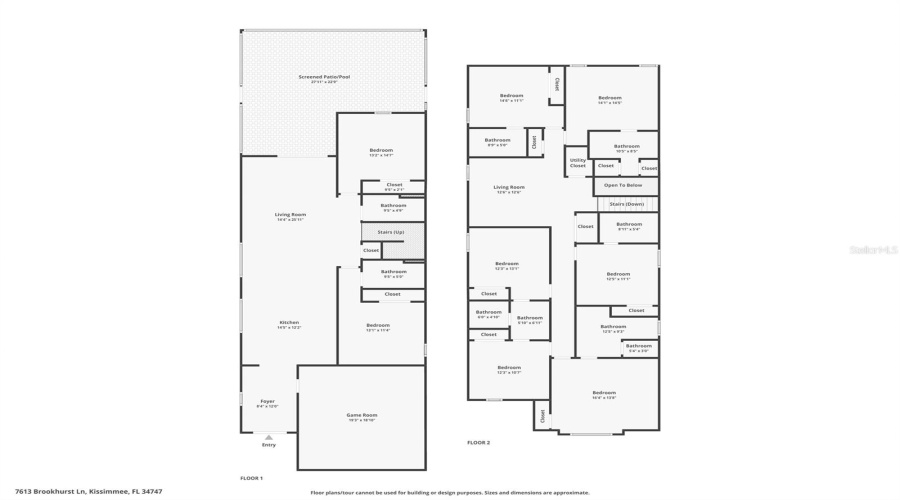 Kissimmee, Florida 34747, 8 Bedrooms Bedrooms, ,7 Bathroomsbathrooms,Residential,For Sale,Brookhurst,Mfrs5128335