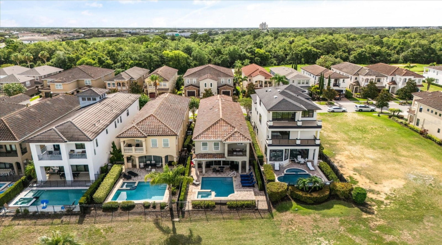 Aerial View Rear of the Home