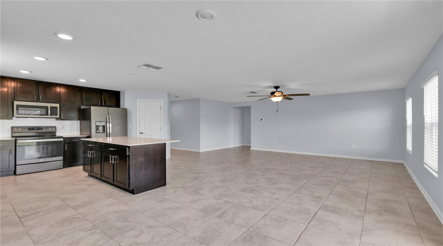 Open-concept living room