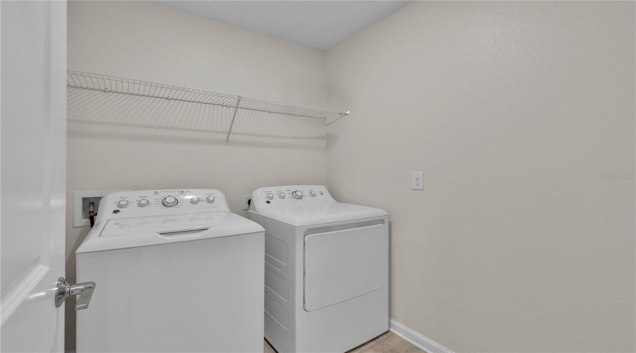 Dedicated laundry room