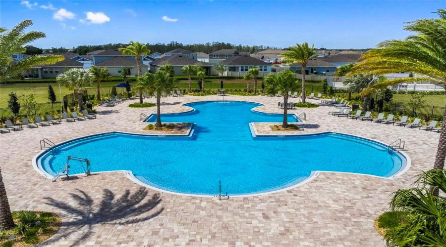 Resort-style pool