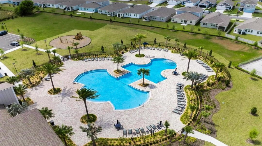 Resort-style pool