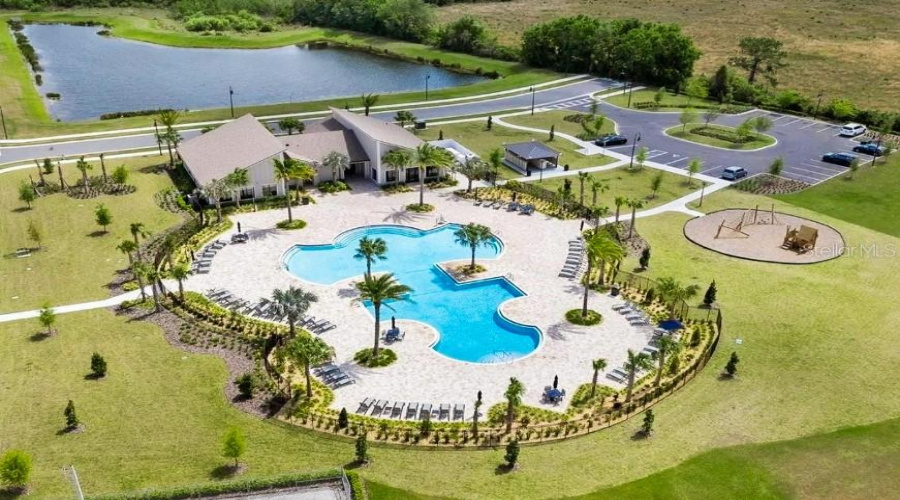 Resort-style pool