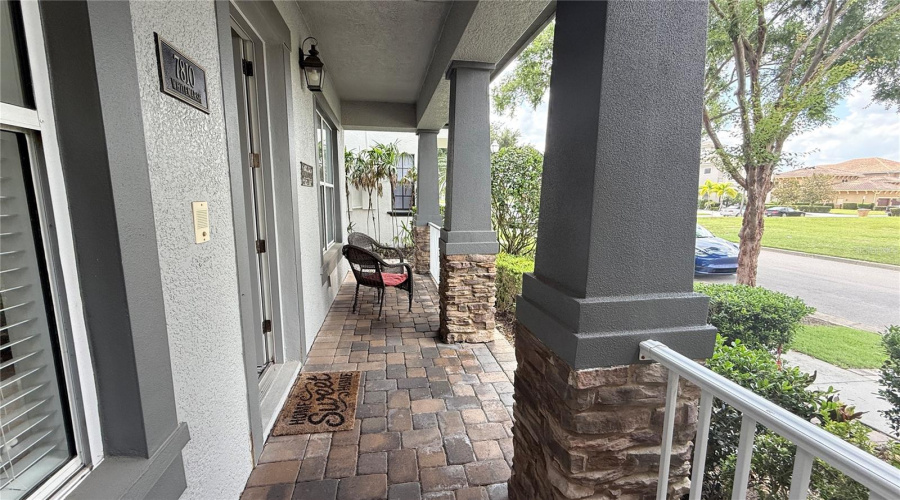 Front Porch and Entrance of Home