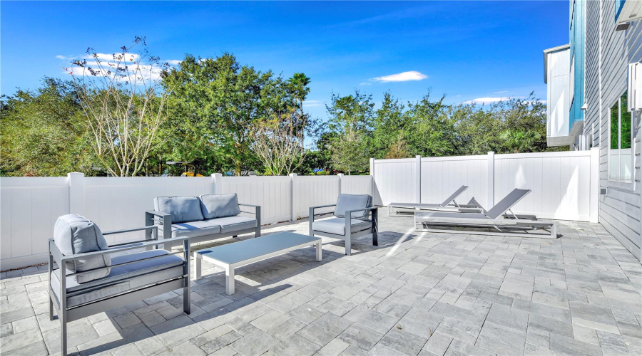Backyard view