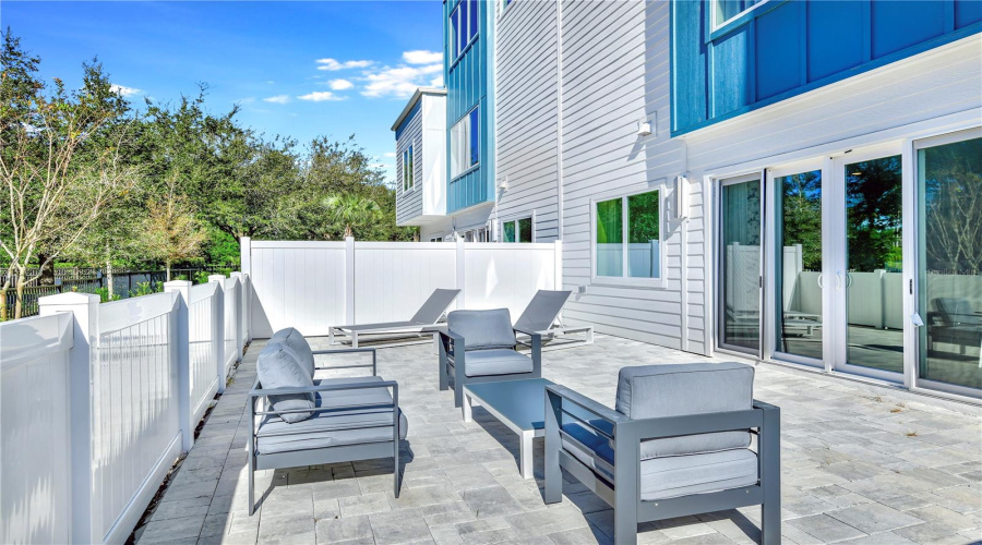 Backyard view