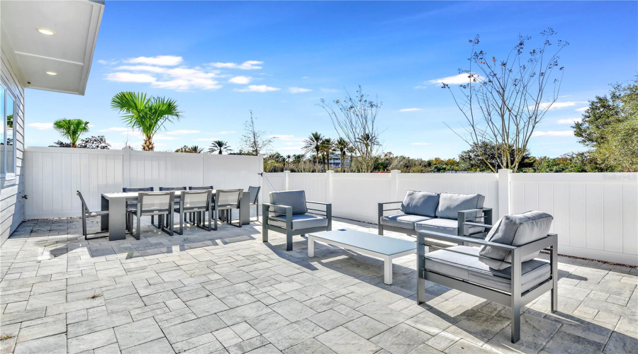 Backyard view