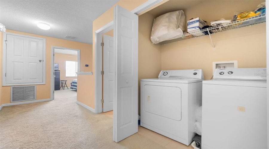 Laundry Closet Upstairs