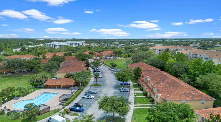 Unit is directly across from the Community pool.