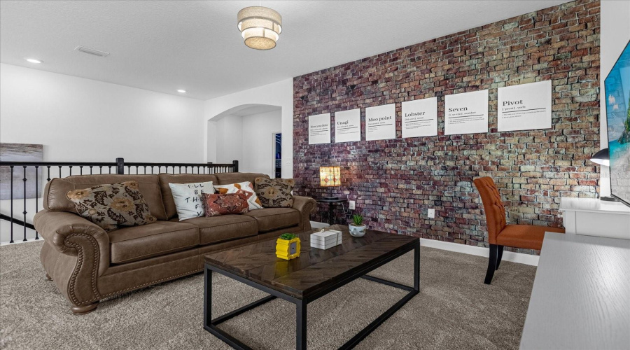 upstairs Loft/Entertaining area