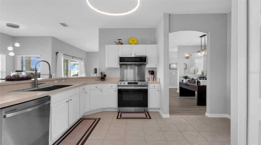 Kitchen with Elegant Appliances