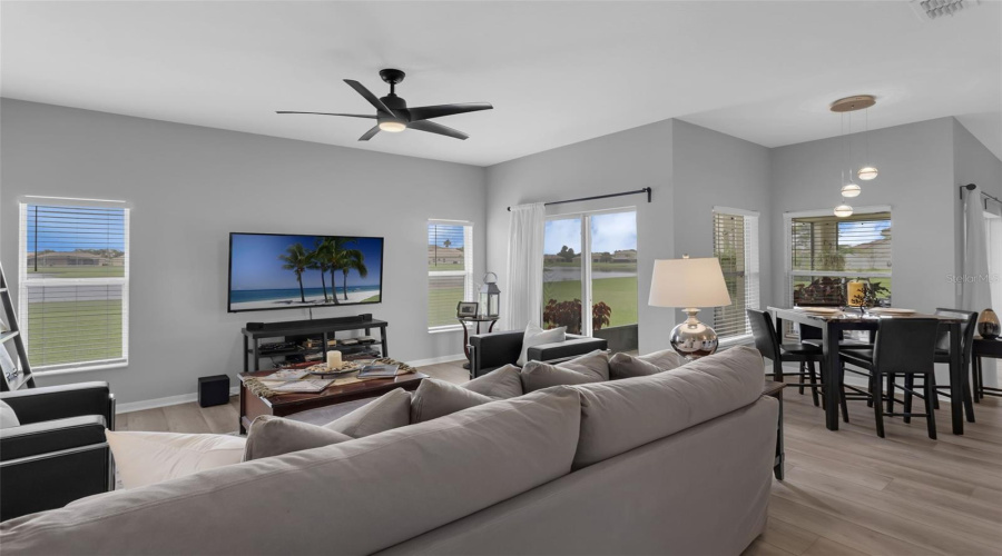 Living room with Open Floor Plan