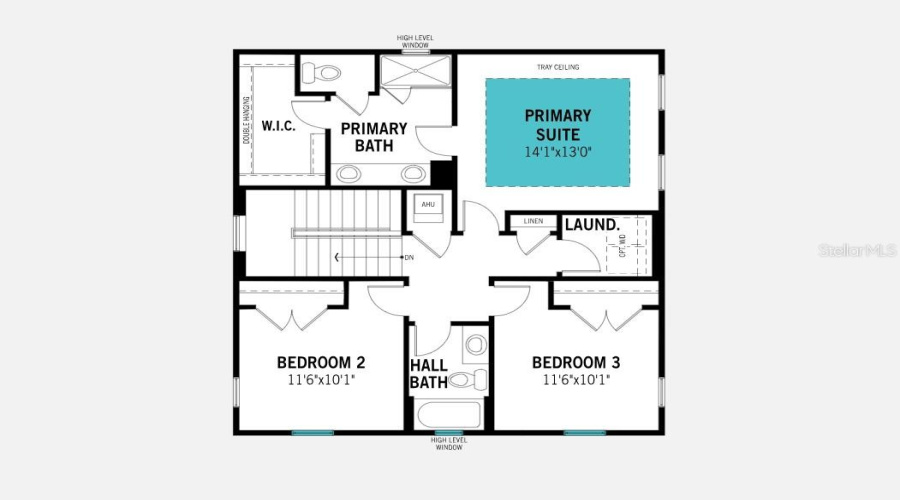 Hatteras Floorplan - Second Floor