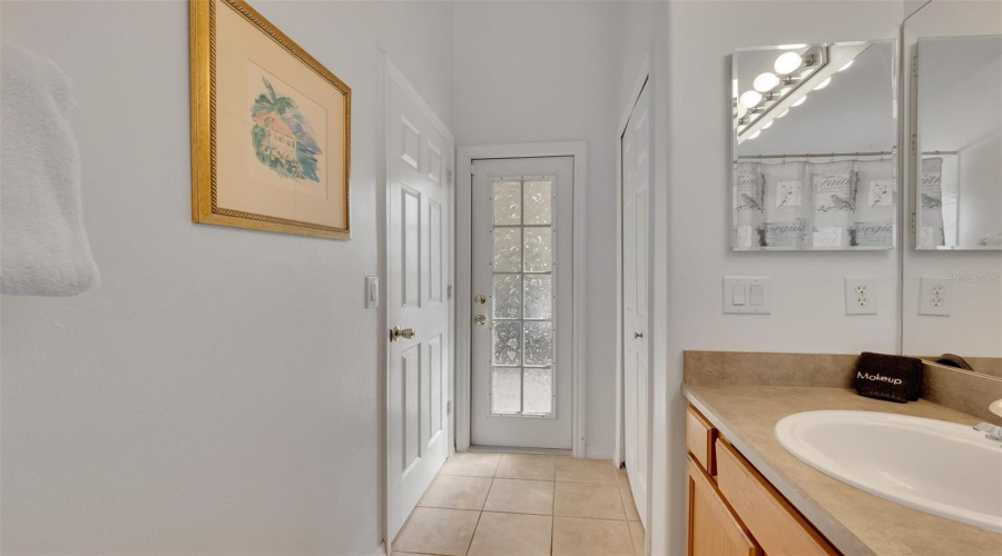 High Ceilings in the living area