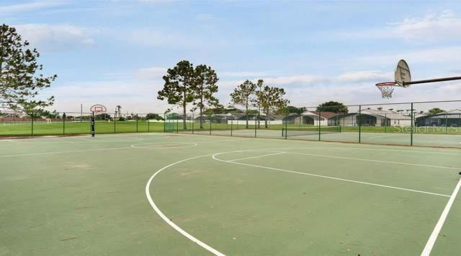 Indian Creek Basketball and Tennis courts