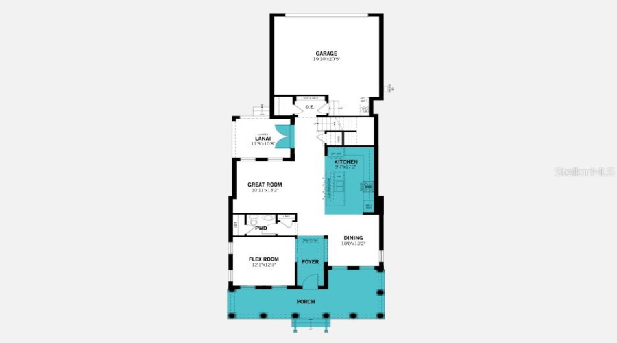 Hayden Floorplan - First Floor