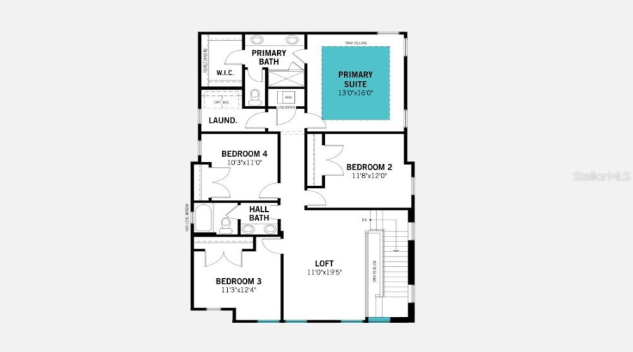 Heron Floorplan - Second Floor
