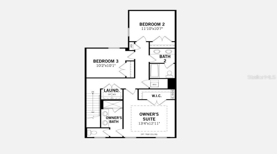 Aleutian Floorplan - Second Floor