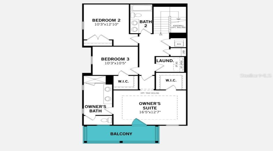 Anastasia Floorplan - Second Floor