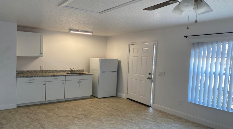 Lockout unit kitchenette.