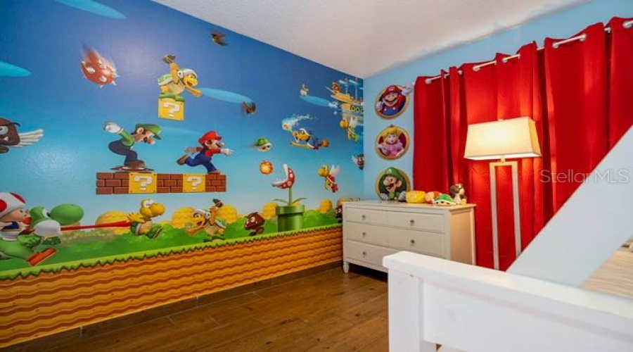 Mario Bunk Room and TV