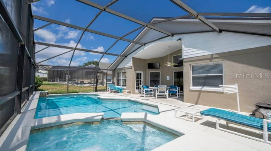 Pool & SpaSouth-facing, heated, and private.