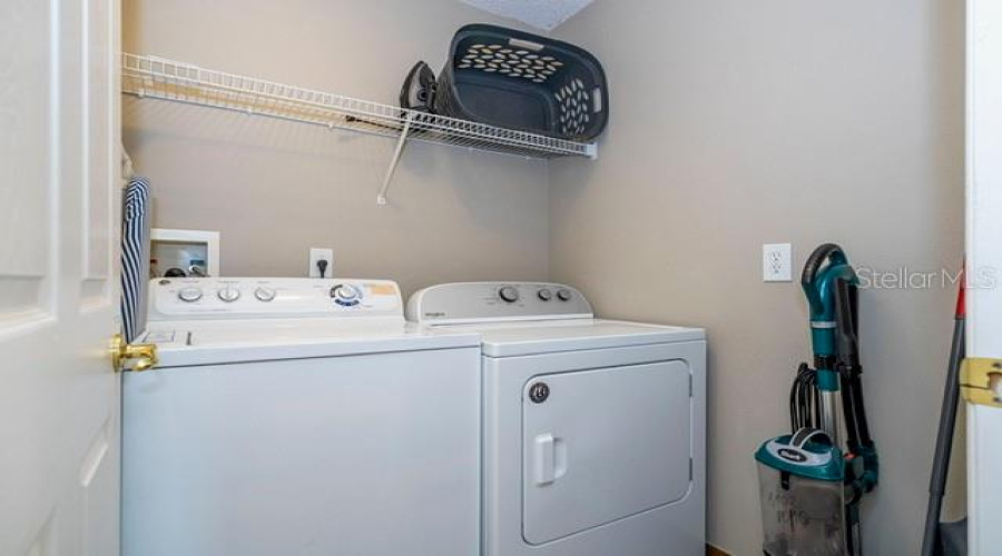 LaundryWasher and dryer included.