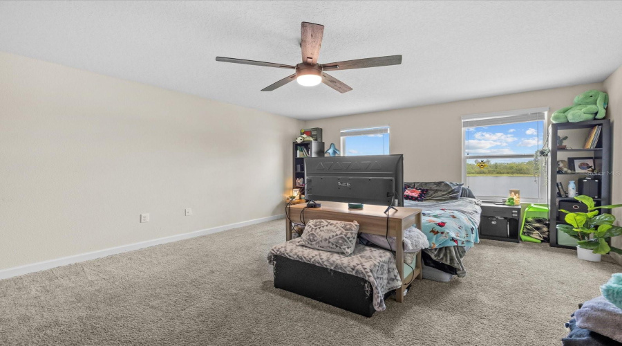 Bonus room currently used as 6th bedroom