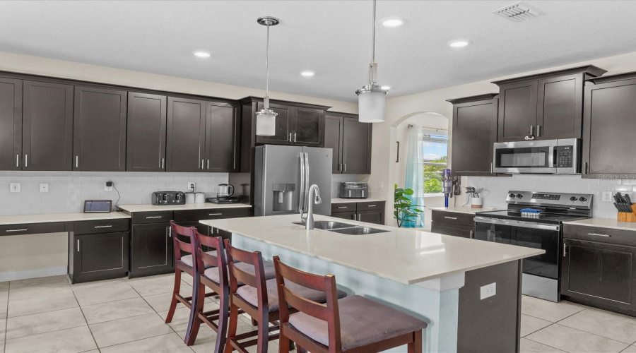 Spacious Kitchen with stainless appliances