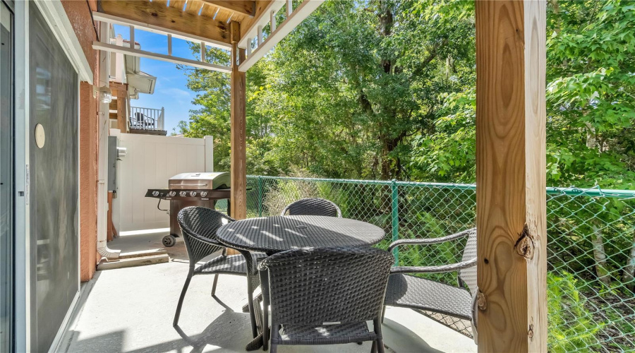 BACK BALCONY/ BBQ AREA