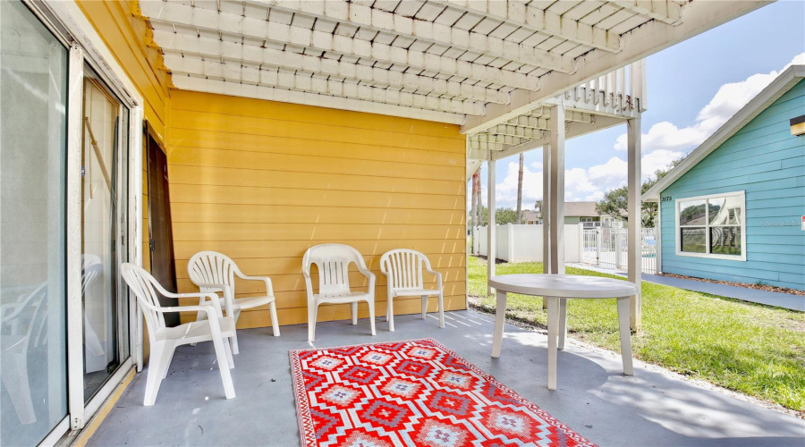 Patio area