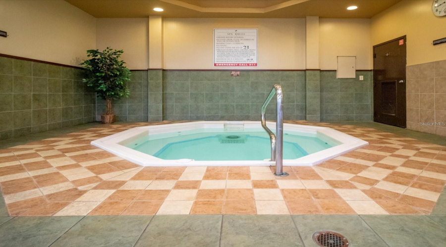 Indoor hot tub