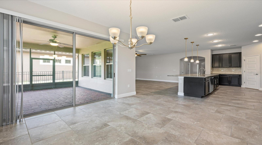 Sliding doors to screened lanai
