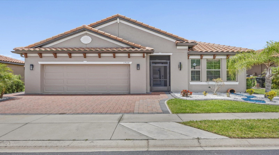 Pavered driveway
