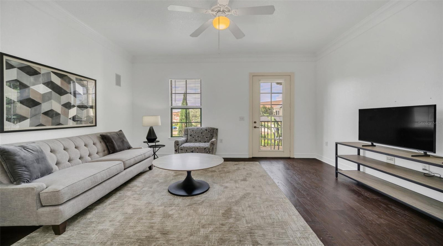 Spacious Living Room (photo taken with staging furniture)